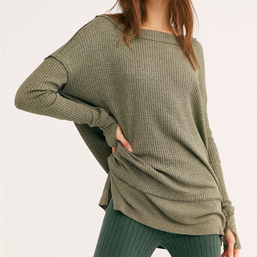 We the Free oversized thermal tunic size XSmall NWOT